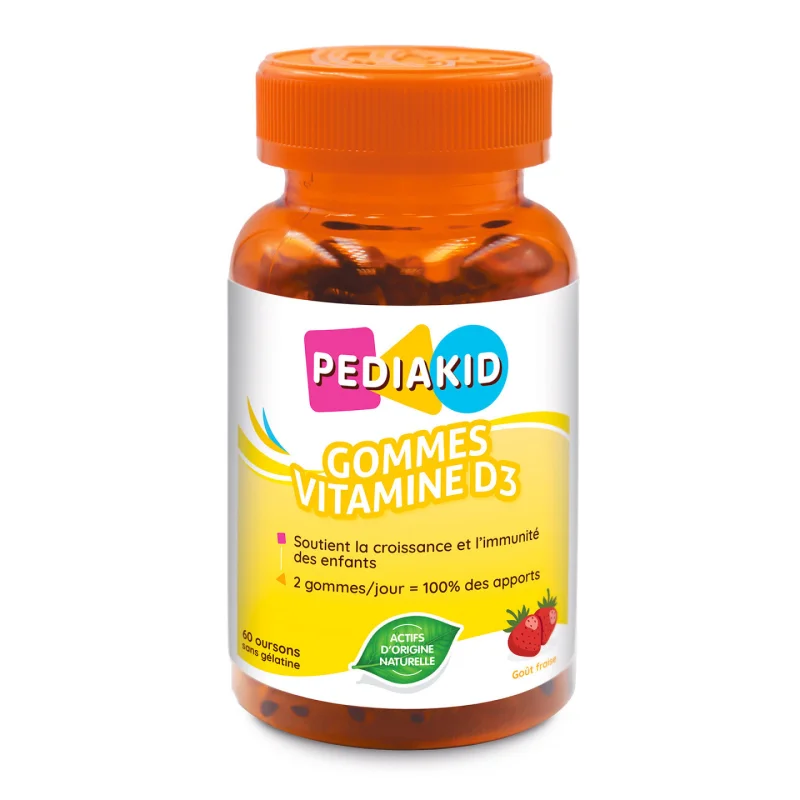 Pediakid Gommes Vitamine D3 Enfants — packshot