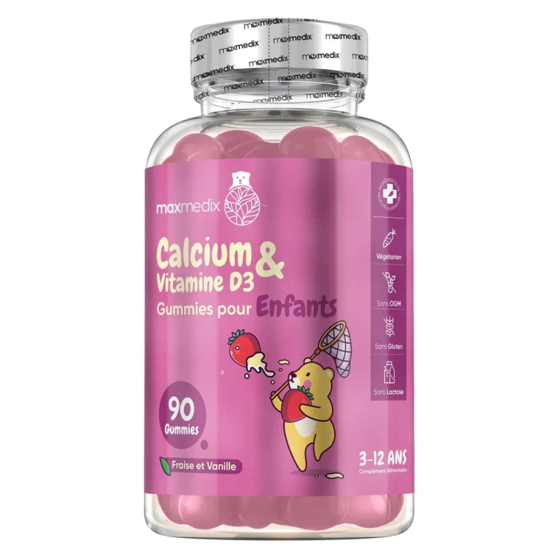 WeightWorld Calcium et Vitamine D3 en Gummies Enfants