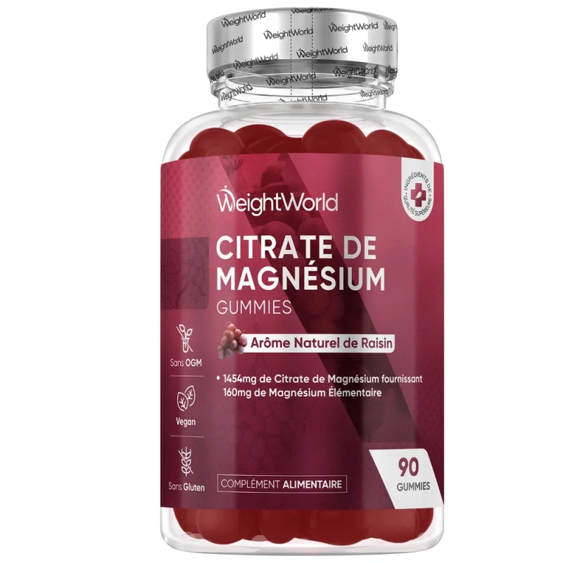 WeightWorld Citrate de Magnésium en Gummies