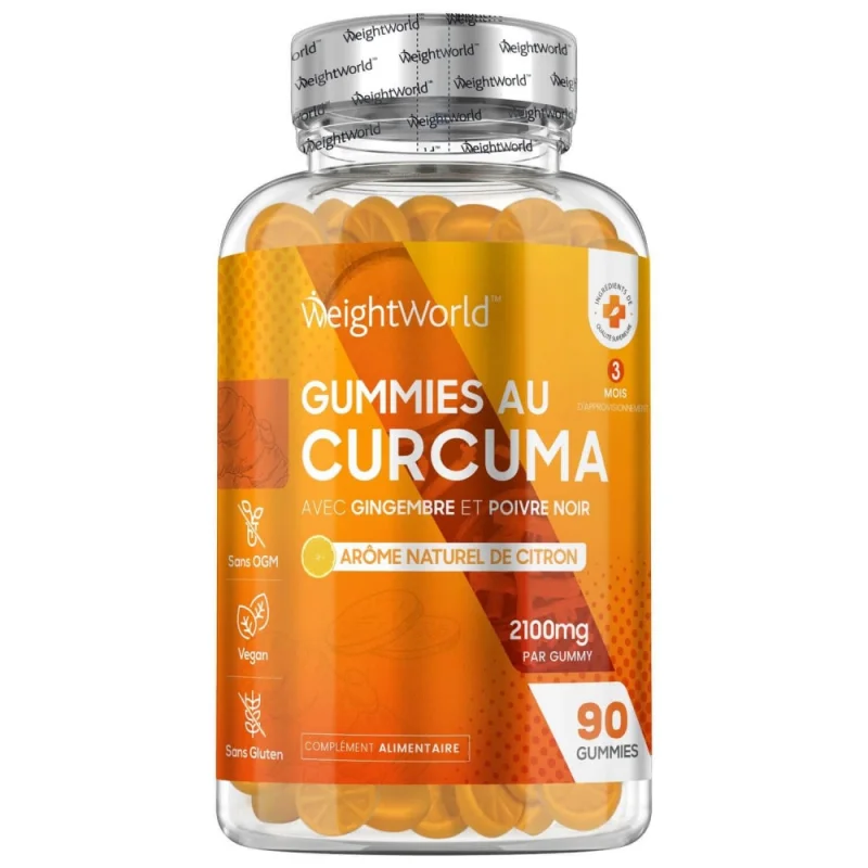 WeightWorld Gummies au Curcuma — packshot