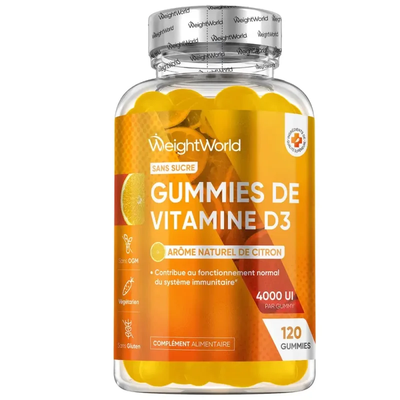WeightWorld Vitamine D3 en Gummies — packshot